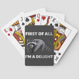 ラクおもしろいーン引用文- First of First I'm a Delight トランプ