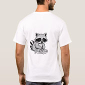 ラクよくはしゃぐーンおもしろいTシャツ Tシャツ (裏面)