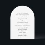 ラクエルクラシックエレガントウェディング 招待状<br><div class="desc">セリフとスクリプトシンプルのフォントとクラシックのデザインを備えたエレガントな伝統的ウェディングの招待エレガント。</div>