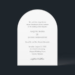 ラクエルクラシックエレガントウェディング 招待状<br><div class="desc">セリフとスクリプトシンプルのフォントとクラシックのデザインを備えたエレガントな伝統的ウェディングの招待エレガント。</div>