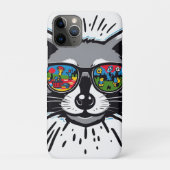 ラククールーンサングラスカラフルアートデザイン Case-Mate iPhoneケース (裏)