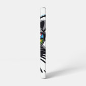 ラククールーンサングラスカラフルアートデザイン SAMSUNG GALAXYケース (左側面)