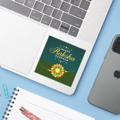 ラクシャバンダンスティーカー シール (ノートパソコンとiPhone)