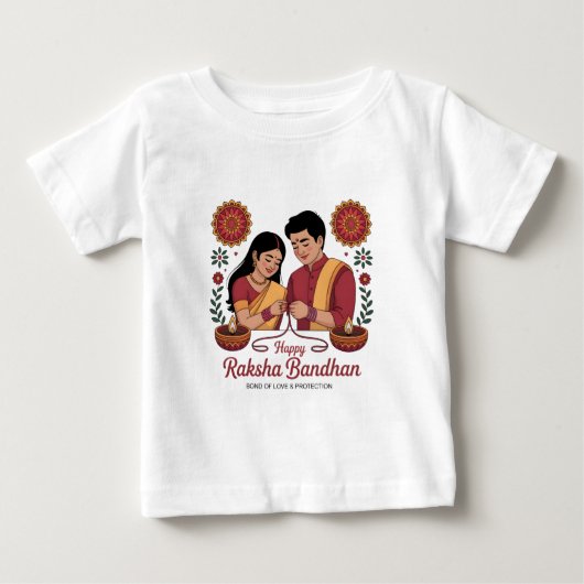 ラクシャバンダン ベイビー ファイン ジェーシィー T シャツ (正面)