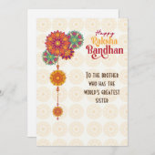 ラクシャ・バンドハンカード| カスタマイズ | 編集可能文字 シーズンカード (正面/裏面)