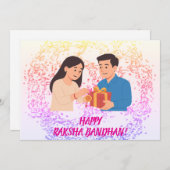 ラクシャ・バンハンあいさつカード シーズンカード (正面/裏面)