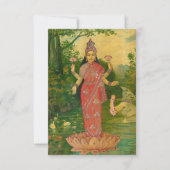 ラクシュミバイラジャラヴィヴァルマ サンキューカード (正面)