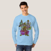 ラクシュミーガネーシャTシャツ Tシャツ (正面フル)