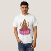 ラクシュミー女神Tシャツ Tシャツ (正面フル)