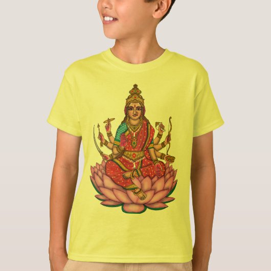 ラクシュミー女神Tシャツ Tシャツ (正面)
