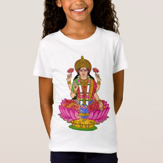 ラクシュミー女神Tシャツ Tシャツ (正面)