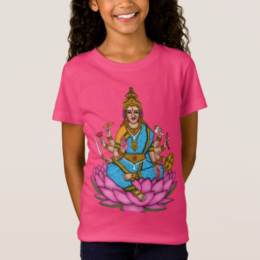 ラクシュミー女神Tシャツ Tシャツ (正面)