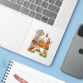 ラクシュミー・ナーラヤーン ステッカー シール (ノートパソコンとiPhone)