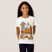 ラクシュミ・ナーラヤンTシャツ Tシャツ (正面フル)