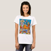 ラクシュミ・ナーラヤンTシャツ Tシャツ (正面フル)