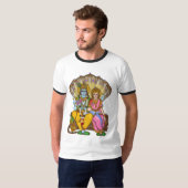 ラクシュミ・ナーラヤンTシャツ Tシャツ (正面フル)