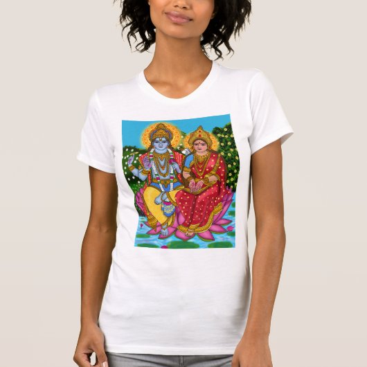 ラクシュミ・ナーラヤーンTシャツ Tシャツ (正面)