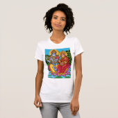ラクシュミ・ナーラヤーンTシャツ Tシャツ (正面フル)