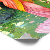 ラクシュミ・ヒンドゥー教の女神 ポスター (角)