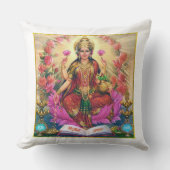 ラクシュミ – 女神ラクシュミ – 枕（カラーA1E） クッション (正面)