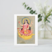 ラクスイスは蓮の玉座に座っ葉ている, c.1890 ポストカード (スタンド正面)