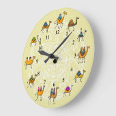 ラクダالجمالアクリル時計 ラージ壁時計 (傾斜)