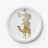 ラクダおもしろいメ ペーパープレート (正面)