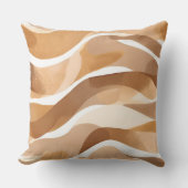 ラクダおよびタンシェードウェーブ クッション (正面)