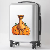 ラクダかぼちゃ怠惰なハローウィンパーティ衣装キッズ シール (スーツケース)