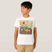 ラクダが大好き Tシャツ (正面フル)