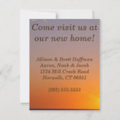 ラクダが日没を取り戻して動くアナウンス 案内状 (裏面)