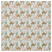 ラクダとサボテン ファブリック (見本)