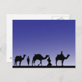ラクダと共に旅する三人の賢者 ポストカード (正面/裏面)