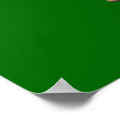 ラクダに乗るサンタクロース ポスター (角)