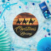 ラクダに乗る三王 |クリスマス恵み ペーパープレート (パーティー)