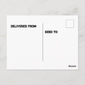 ラクダに乗る人 ポストカード (裏面)