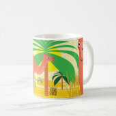 ラクダのイラストレーション コーヒーマグカップ (正面右)