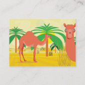 ラクダのイラストレーション 名刺 (裏面)