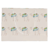 ラクダのギフトバッグ ラージペーパーバッグ (裏面)