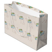 ラクダのギフトバッグ ラージペーパーバッグ (裏面アングル)