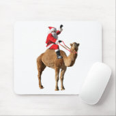 ラクダのクリスマスのサンタ マウスパッド (マウス)