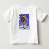 ラクダのクリスマス ベビーTシャツ (裏面)