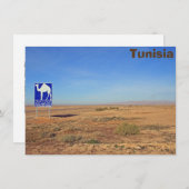 ラクダのサイン、チュニジアのカード (正面/裏面)