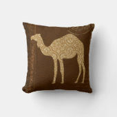 ラクダのシルエットのMoJoの枕 クッション (正面)
