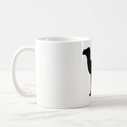 ラクダのシルエット コーヒーマグカップ (左)