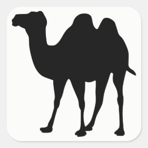 ラクダのシルエット スクエアシール