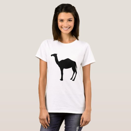 ラクダのシルエット Tシャツ (正面フル)