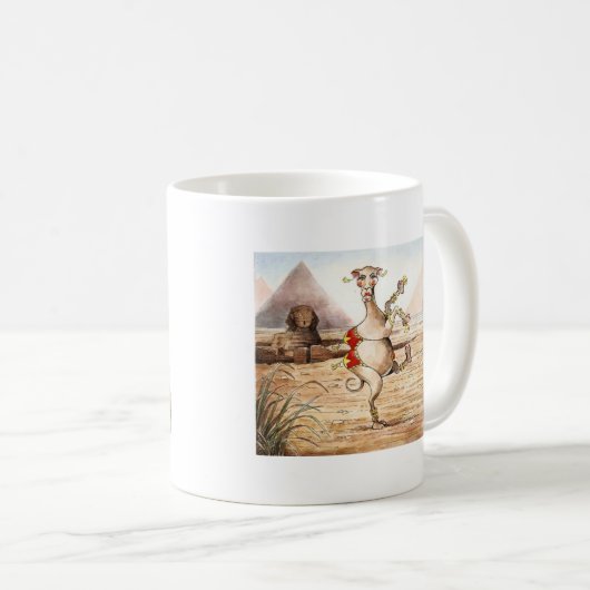 ラクダのダンス コーヒーマグカップ (正面右)