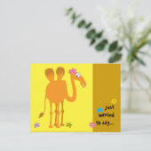 ラクダのポストカード ポストカード (スタンド正面)