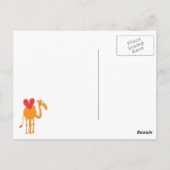 ラクダのポストカード ポストカード (裏面)